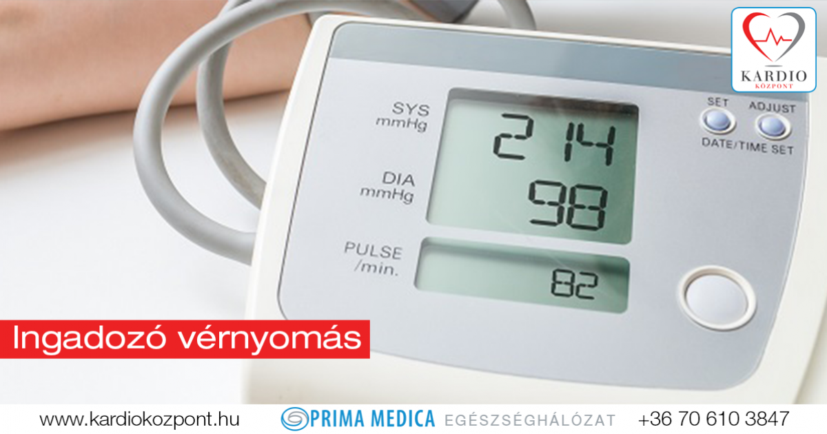 ingadozó vérnyomás és pulzus 3 fokos magas vérnyomás fogyatékosságot ad